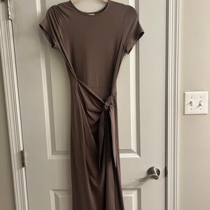 Short sleeve midi dress